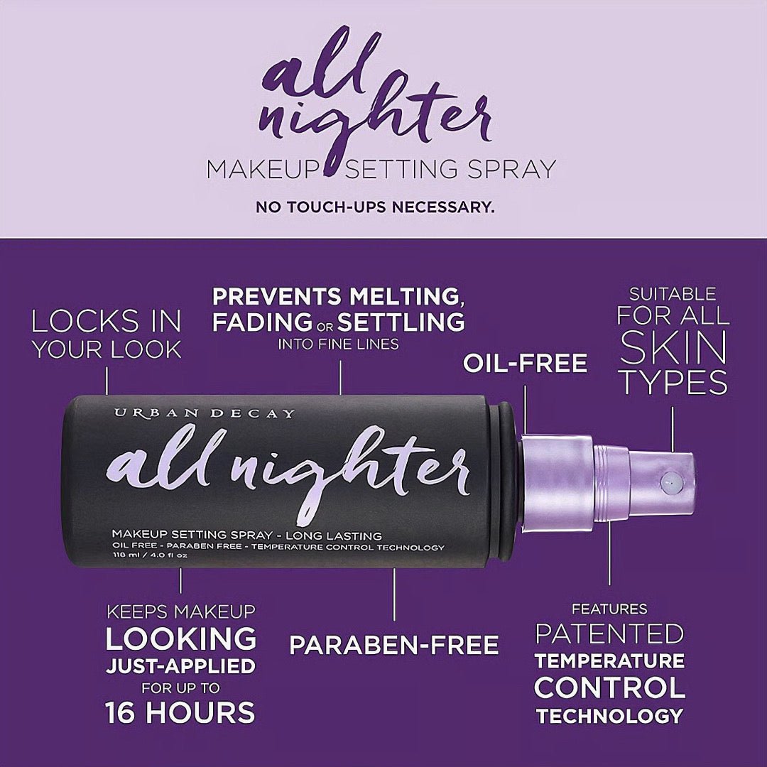 Urban Decay All Nighter Makeup Setting Spray 118ml - Avoriell