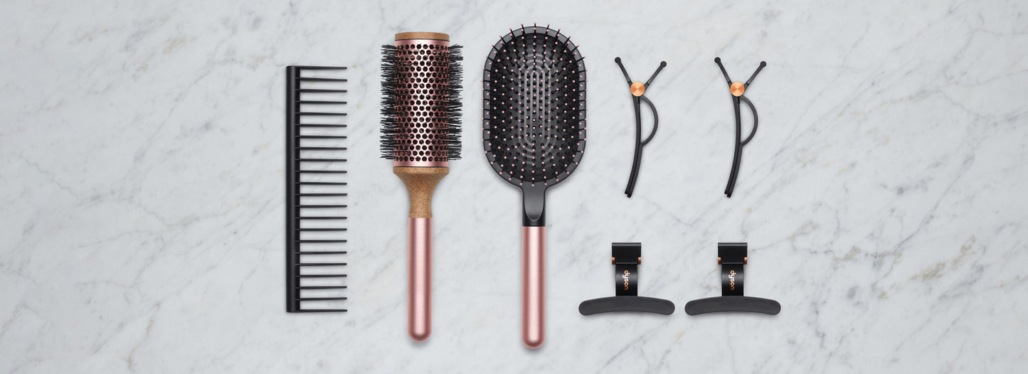 Dyson stylingpresentset i Rosé
