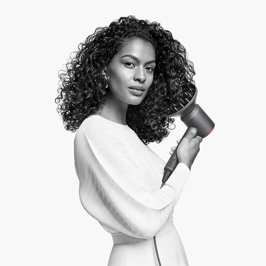 Dyson Supersonic HD07 hårføner (jern/fuchsia)